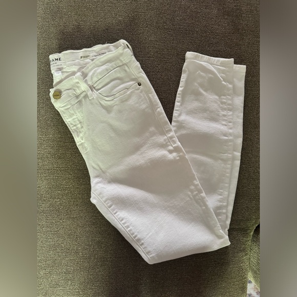 FRAME Le Skinny De Jeanne White Jeans - Picture 2 of 6